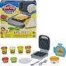 Hasbro Play-Doh Kitchen Creations Sandwichmaker Set fur Kinder ab 3 Jahren mit Play-Doh Elastix Knete und 6 weiteren Farben Набор для приготовления сэндвичей Play-Doh Kitchen Creations для детей от 3 лет с пластилином Play-Doh Elastix и 6 другими цветами