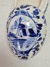 Шкатулка винтажная Delft Blue Holland в форме яйца, ручная роспись, фарфор, 8,5 x 6 x 6 см, Нидерланды, 1960-70гг.