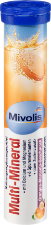 Mivolis Brausetabletten SET 5x20 St., Миволис НАБОР Мультиминералы+Мультивитамины+Витамин C+Кальций+Магний, 5х20 шт