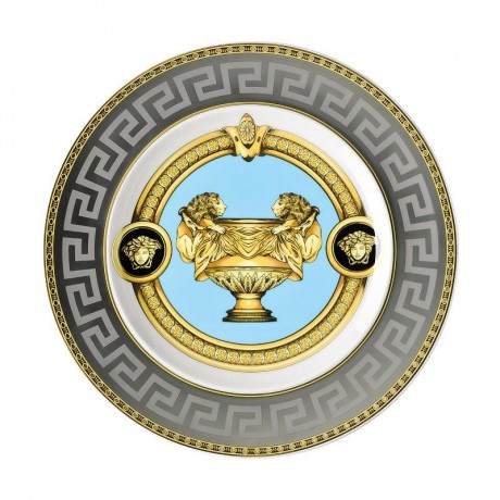 Rosenthal meets Versace Rosenthal Versace Prestige Gala Le Bleu Brotteller 18 cm Хлебная тарелка Rosenthal Versace Prestige Gala Le Bleu 18 см