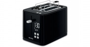 Krups Krups Smart'n Light Toaster KH6418 schwarz, 850 Watt, fur 2 Scheiben Toast  schwarz Тостер Krups Smart'n Light KH6418 черный, 850 Вт, на 2 ломтика тостов