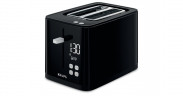 Krups Krups Smart'n Light Toaster KH6418 schwarz, 850 Watt, fur 2 Scheiben Toast  schwarz Тостер Krups Smart'n Light KH6418 черный, 850 Вт, на 2 ломтика тостов