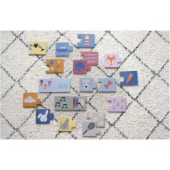 KINDSGUT Puzzle Duo Paula Lernspiele Логические дуэт Паула развивающие игры