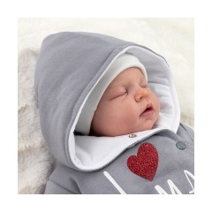 Baby Sweets Schneeanzug I love Mama  Papa Schneeanzuge fur Jungen Зимний комбинезон I love Mama Papa Зимний комбинезон для мальчиков