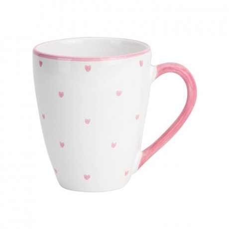 Gmundner Keramik Gmundner Keramik Herzerl Rosa Fruhstucksbecher Max 0,3 L Керамическая кружка для завтрака Gmundner Heart, розовая, макс. 0,3 л