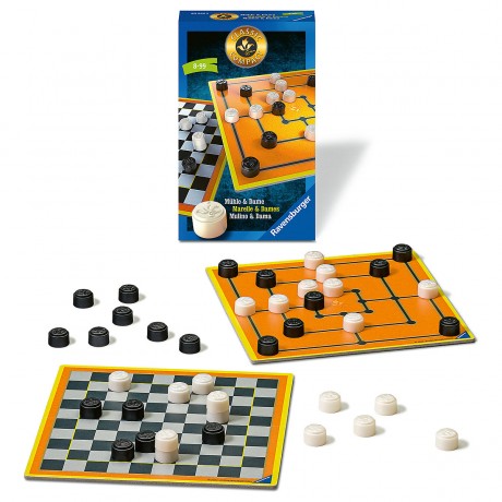 Ravensburger Classic Compact: Muhle und Dame Classic Compact: мельница и дама