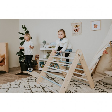 leggo Kletterdreieck Sprossenwand mit Rampe Восхождение на треугольную шведскую стенку с рампой