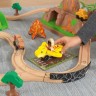 KidKraft Holzeisenbahnset Dinosaurier mit Aufbewahrungsbox Деревянный поезд динозавра с ящиком для хранения