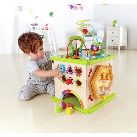 HAPE Motorikwurfel kleine Tierchen Кубик моторики мелких животных