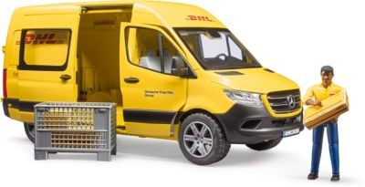 Bruder MB Sprinter DHL mit Fahrer und Zubehor MB Sprinter DHL с водителем и аксессуарами
