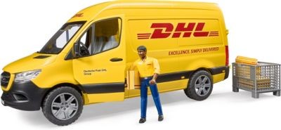 Bruder MB Sprinter DHL mit Fahrer und Zubehor MB Sprinter DHL с водителем и аксессуарами