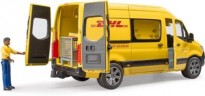 Bruder MB Sprinter DHL mit Fahrer und Zubehor MB Sprinter DHL с водителем и аксессуарами