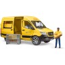 Bruder MB Sprinter DHL mit Fahrer und Zubehor MB Sprinter DHL с водителем и аксессуарами