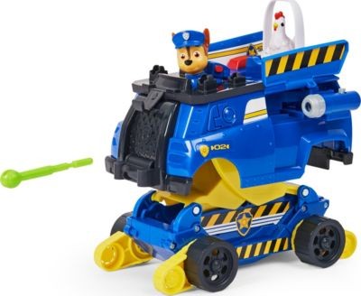 Spin Master Paw Patrol Chases Rise and Rescue verwandelbares Spielzeugauto mit Actionfiguren und Zubehor Машинка-трансформер Paw Patrol Chases Rise and Rescue с фигурками и аксессуарами