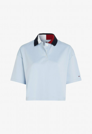 Tommy Hilfiger RLX SPLIT GLOBAL STR CROP Polo shirt breezy blue RLX SPLIT GLOBAL STR CROP Рубашка поло свежий синий