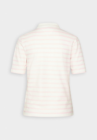 Tommy Hilfiger REG STRIPE  Polo shirt Breton Ecru/Pastel Pink REG STRIPE Рубашка поло Бретонский экрю/Пастельно-розовый