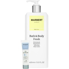 Marbert (Марберт) Bath & Body Fresh Body Lotion Лосьон для тела, + AquaBooster Serum 15 мл / 400 мл