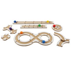 SINASPIELZEUG Holzspielzeug Kugelbahn Дорожка для деревянных игрушек