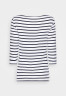 Tommy Hilfiger SLIM BOAT Neck 3/4 Sleeve Long sleeved top breton desert sky/white SLIM BOAT Neck Рукав 3/4 Топ с длинными рукавами бретонская пустыня небо/белый