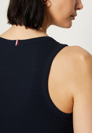 Tommy Hilfiger MIDI DRESS Jersey dress desert sky ПЛАТЬЕ МИДИ Платье из джерси небо пустыни