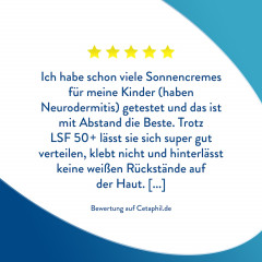 Cetaphil Sun Daylong Kids SPF 50+ liposomale Lot.  Sun Daylong Kids SPF 50+ липосомальный лот.