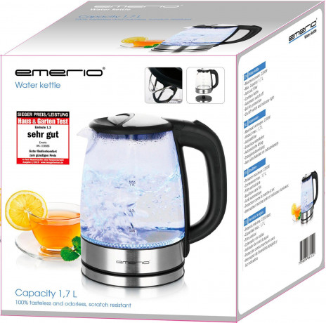 Emerio Emerio Wasserkocher EMERIO Wasserkocher WK-119988,1,7 l, 2200 Watt  Чайник Emerio Чайник EMERIO WK-119988, 1,7 л, 2200 Вт