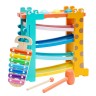 BeebeeRun 3 in 1 Kugelbahn  Xylophon  Klopfbank Giraffe Holzspielzeug 3 в 1 Marble Run Xylophone Knocker Giraffe Деревянная игрушка