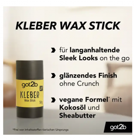 got2b Wax Stick Kleber Гель-воск сильной фиксации для укладки волос в стике, 50гр