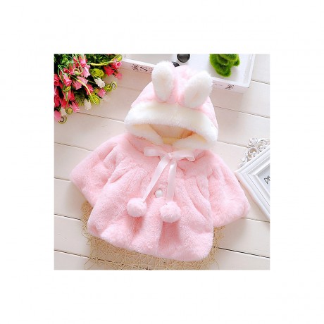 Vicabo Baby Madchen Faux Pelz Mantel Winterjacke Mantel fur Madchen Пальто из искусственного меха для маленьких девочек