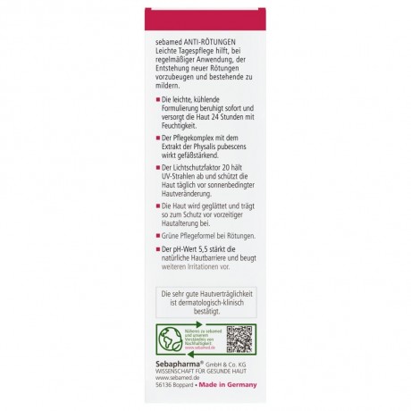 sebamed Anti Rotungen Leichte Tagespflege Легкий дневной уход против покраснений