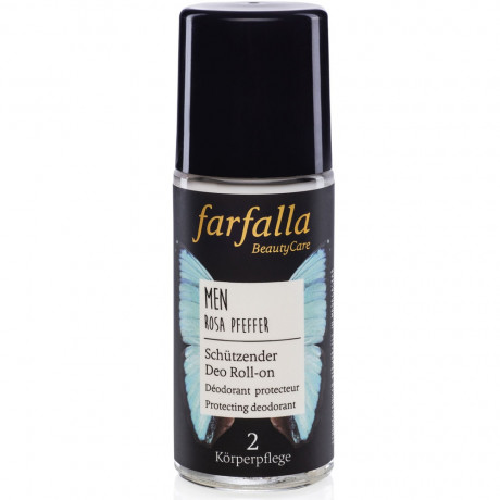 Farfalla Men  Schutzender Deo Roll-on 50ml  Для мужчин Шариковый дезодорант защитный 50мл