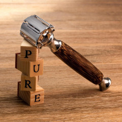 Firsteco Bambus-Nass-Rasierhobel Set 5 tlg.  Бамбуковый набор безопасных бритв для влажной уборки, 5 шт.