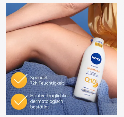 NIVEA Bodylotion Q10 straffend, 400 ml Лосьон для тела Q10 укрепляющий, 400 мл