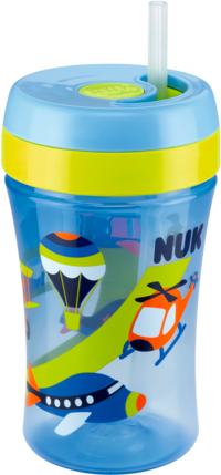 Nuk Бутылочка учимся пить Easy Learning Cup "Fun" Blau, 300 ml, 1 шт.
