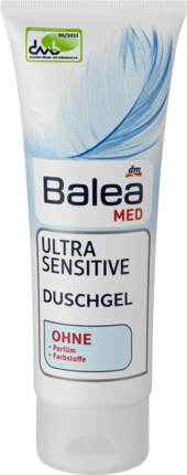 Balea MED Duschgel Ultra Sensitive, 250 ml (Балеа) Гель для душа для Сверхчувствительной Кожи, 250 мл