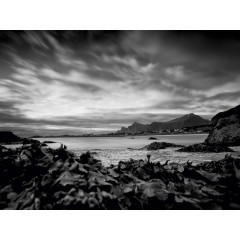 CALVENDO Puzzle CALVENDO Puzzle Mittsommernacht an der Kuste in Ramberg Пазл CALVENDO Puzzle Летняя ночь на побережье в Рамберге