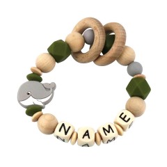 elefantasie Greifling Wal personalisiert mit Namen Игрушка для захвата кита