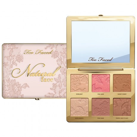 Too Faced (Ту фейсд) Natural Face Palette Make-up Set Rouge, 24 g