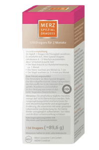 Merz Spezial Dragees Haut Haare Nagel 3 St., Мерц Специальные Драже для Кожи, волос и ногтей, 3 уп х 120 шт