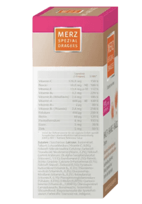 Merz Spezial Dragees Haut Haare Nagel 3 St., Мерц Специальные Драже для Кожи, волос и ногтей, 3 уп х 120 шт