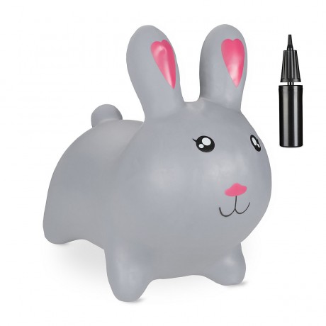 relaxdays Hupftier Hase in Grau Копытный кролик в сером