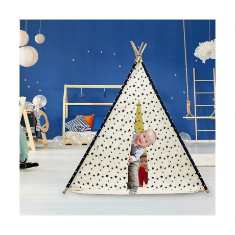 Arkmiido® Kinderzelt Tipi Sternenhimmel Spielzelt Детская палатка вигвам звездное небо игровая палатка