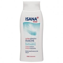 ISANA med ultra sensitiv Duschgel Гель для душа ультрачувствительный для очень чувствительной кожи 250 г