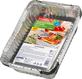 Profissimo Алюминивые миски с Крышкой	 1л, 6 шт