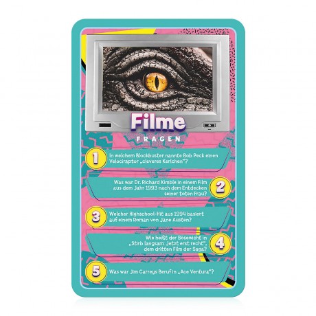 Winning Moves Top Trump Quiz 90er Лучшая викторина Трампа 90-х