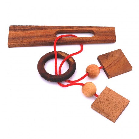 ROMBOL Seilpuzzle-Set mit unterschiedlichen Веревочный пазл с разными