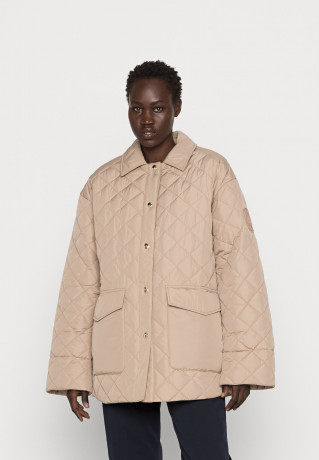 Tommy Hilfiger QUILTEDSORONA SHORT SHACKET Winter jacket beige QUILTEDSORONA SHORT SHACKET Зимняя куртка бежевый