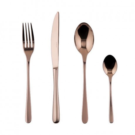 Sambonet Sambonet Taste - Edelstahl / PVD Kupfer Besteckset 24-tlg. Vollheft / Monoblock Sambonet Taste - набор столовых приборов из нержавеющей стали / меди с PVD-покрытием, 24 предм. Полный буклет/моноблок