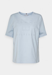 Tommy Hilfiger REGULAR METALLIC C-NK TEE SS Basic T-shirt breezy blue REGULAR METALLIC C-NK TEE SS Базовая футболка свежий синий