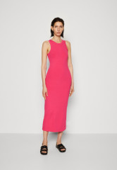 Tommy Hilfiger MIDI DRESS Jersey dress bright cerise pink ПЛАТЬЕ МИДИ Платье из джерси ярко-вишнево-розовый